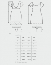 Белая сорочка с кружевом Imperia Chemise XXL