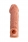 Cтимулирующая насадка на пенис с крупной головкой и отверстием для мошонки KOKOS M