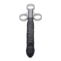 Шприц-аппликатор для введения лубриканта в форме пениса Jizz Shooter Silicone Dildo Lube Launcher