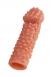 Cтимулирующая насадка на пенис с пупырышками и увеличенной головкой KOKOS L0