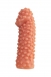 Cтимулирующая насадка на пенис с пупырышками и увеличенной головкой KOKOS L3