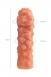 Cтимулирующая насадка на пенис с мега пупырышками KOKOS L3
