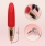 Мощный мини-вибратор с цепочкой Viotec DYSIS BRIGHT RED (9 режимов, 5 скоростей)