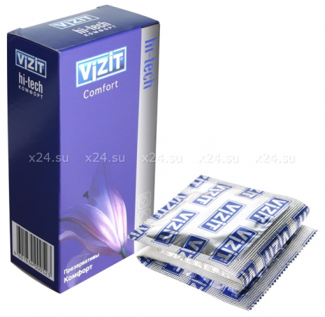 Презервативы VIZIT Hi-tech COMFORT комфорт, 12 шт.