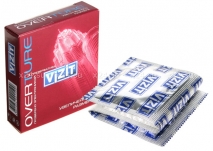 Презервативы VIZIT OVERTURE увеличенного размера, 3 шт.