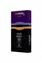 Разноцветные гладкие презервативы DOMINO Colour Beauty (6 шт)