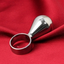 Анальная мини-втулка с кольцом ГРУША