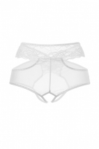 Контактный белые трусики с открытыми ягодицами Erolanta (46-48)
