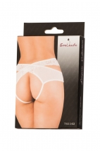 Контактный белые трусики с открытыми ягодицами Erolanta (42-44)