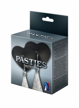 Пестисы-сердечки с серебристыми кисточками