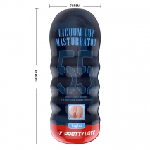 Мастурбатор-вагина в тубе Pretty Love Vacuum Cup Masturbator 55 Vagina