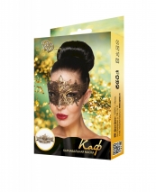 Золотистая карнавальная маска Каф