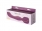 Двусторонний перезаряжаемый вибромассажер Heating Wand Purple с подогревом (10 режимов)