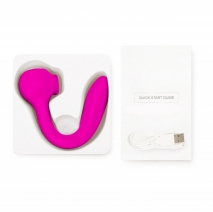 Универсальный вибратор с язычком Мистер Факер Drago (3 реж. язычка, 8 реж. вибрации)