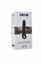 Удлиняющая насадка закрытого типа с фиксацией на мошонке No 31 Stretchy Penis Extension