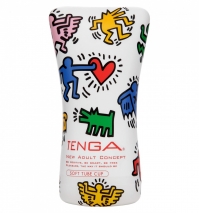 Мастурбатор Soft Tube Cup (мягкое обволакивание) TENGA & Keith Haring