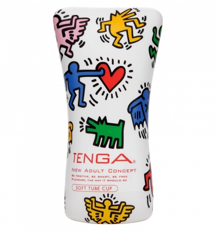 Мастурбатор Soft Tube Cup (мягкое обволакивание) TENGA & Keith Haring