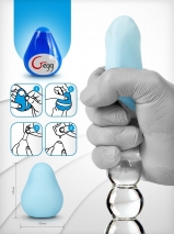 Яйцо-мастурбатор Gvibe Gegg Blue