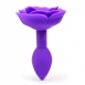Силиконовая фиолетовая втулка с розочкой1