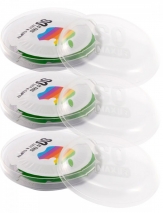 Точечно-ребристые презервативы в прозрачном кейсе MAXUS Special (3 шт)