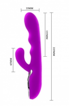 Перезаряжаемый вибратор для G-стимуляции PASSION (10 режимов)