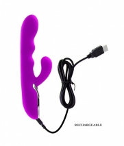 Перезаряжаемый вибратор для G-стимуляции PASSION (10 режимов)