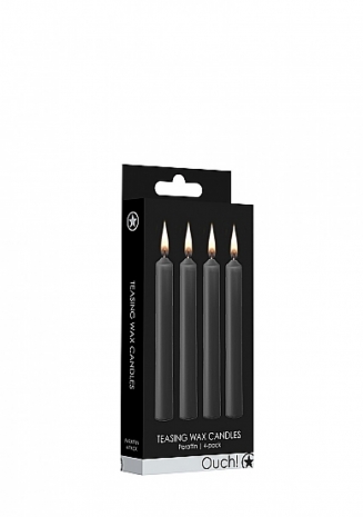 Набор черных BDSM-свечей Teasing Wax Candles