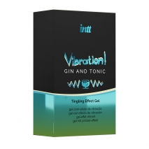 Жидкий вибратор с согревающим эффектом и ароматом джин-тоника Vibration! Gin & Tonic (15 мл)