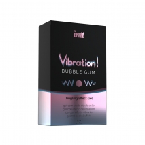 Жидкий вибратор с согревающим эффектом и фруктовым вкусом Vibration! Bubble Gum (15 мл)
