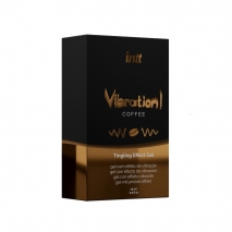 Жидкий вибратор с согревающим эффектом и ароматом кофе Vibration! Coffee (15 мл)