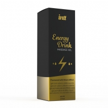 Возбуждающее массажное масло с согревающим эффектом и ароматом Energy Drink (30мл)