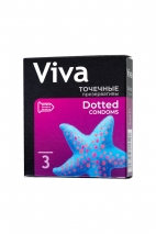 Точечные презервативы VIVA (3 шт)
