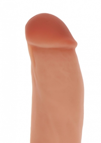 Фаллос с мошонкой на присосоке Silicone Dildo 7''