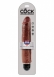 Огромный реалистичный вибратор PipeDream King Cock Vibrating Stiffy 10'' (многоскор. вибрация)2