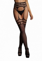 Колготки с имитацией чулок и пояса Garterbelt Stockings With Open Design SL