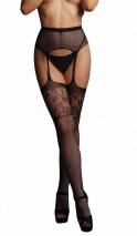 Колготки с имитацией чулок и пояса Garterbelt Stockings With Lace Top SL