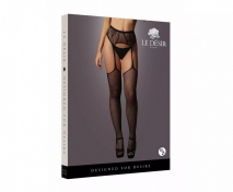 Колготки с имитацией чулок и пояса Fishnet And Lace Garterbelt Stockings SL