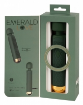 Универсальный перезаряжаемый вибромассажер Emerald Love Luxurious Wand Massager (10 режимов)