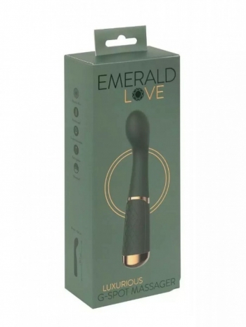 Перезаряжаемый вибратор для G-точки Emerald Love Luxurious (10 режимов)