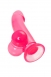Розовый реалистичный фаллос на присоске FUSH3