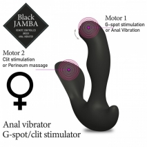 Универсальный стимулятор с подогревом Black Jamba Anal Vibrator (10 режимов)