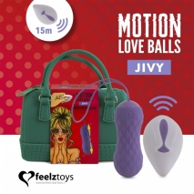 Шарики с вибрацией и движением на ДУ Motion Love Balls Jivy (7 режимов)