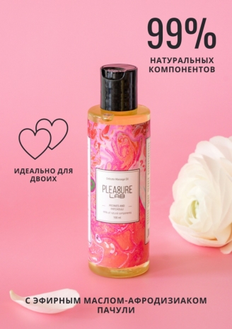 Массажное масло PLEASURE LAB DELICATE ПИОНЫ И ПАЧУЛИ (100 мл)