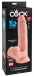 Фаллоимитатор с подвижной мошонкой PipeDream King Cock+Triple Density 9''5