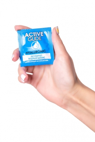 Увлажняющий интимный гель ACTIVE GLIDE HYALURONIC (в упаковке 5 шт)