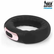 Мощное перезаряжаемое эрекционное вибро-кольцо Sex Expert