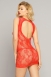 Красное бесшовное платье со стрингами VANILLA SL1