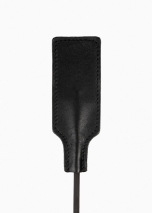 Стек профессиональный из черной кожи