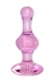Розовый анальный стимулятор из стекла SEXUS3