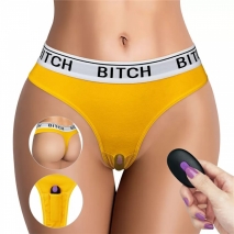 Стринги с вибрацией Bitch Vibrating Panties ML